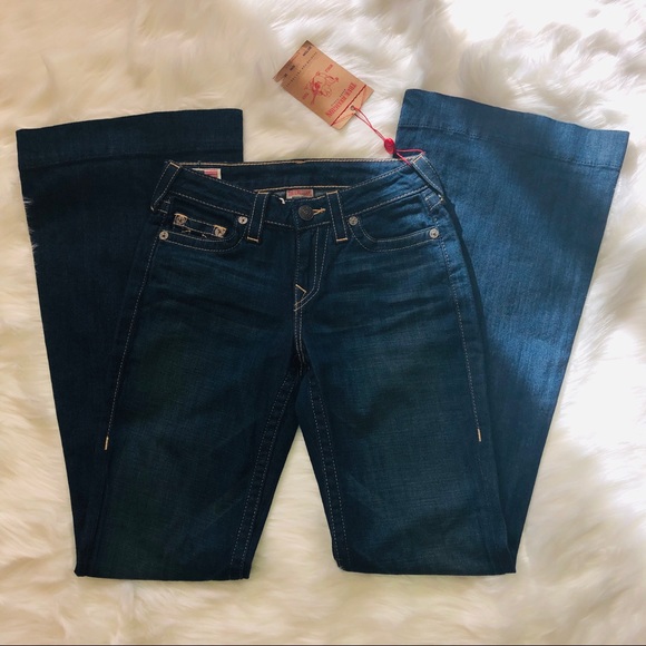 New with tags True Religion wide leg jeans. - Picture 2 of 4